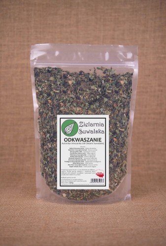 odkwaszanie.jpgOdkwaszanie Autorska mieszanka ziołowa 250 g - Zielarnia Suwalska