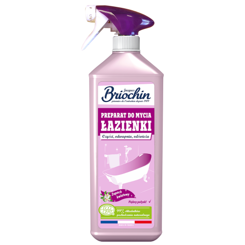 Płyn do czyszczenia łazienki w sprayu o zapachu kwiatowym EKO 750 ml - Briochin