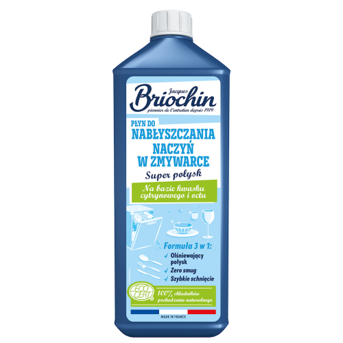 Płyn do nabłyszczania naczyń w zmywarce Super Połysk EKO 750 ml - Briochin