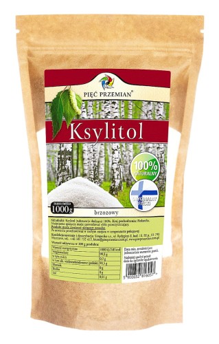 Ksylitol brzozowy fiński 1 kg - Pięć Przemian