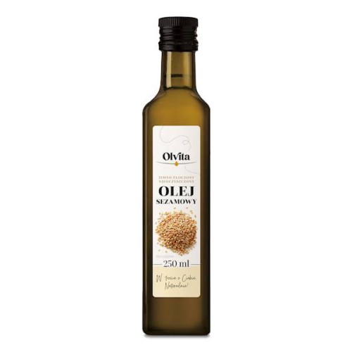 Olej sezamowy zimnotłoczony 250 ml - Olvita