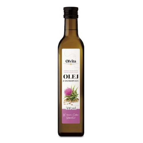 Olej z ostropestu zimnotłoczony 500 ml - Olvita