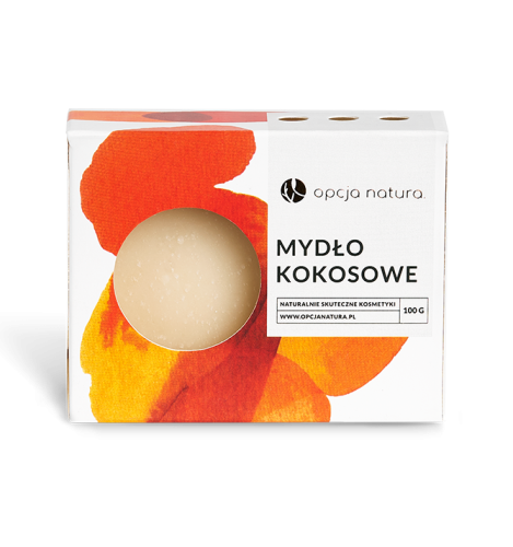 Mydło Kokosowe klasyka w naturalnej postaci 100 g - Opcja Natura