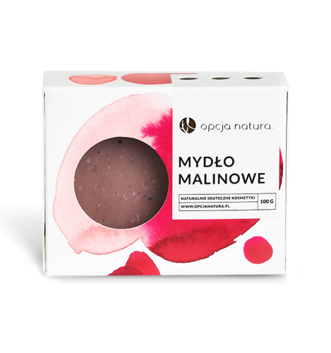 Mydło Malinowe zapach lata 100 g - Opcja Natura