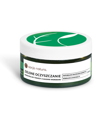 Zielone Oczyszczanie maseczka do twarzy z algami morskimi 100 ml - Opcja Natura