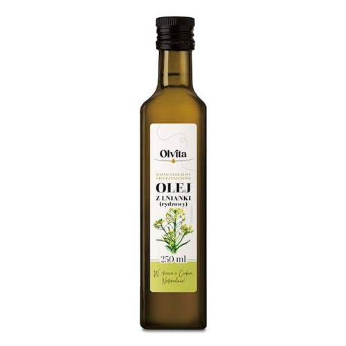 Olej z lnianki rydzowy zimnotłoczony 250 ml - Olvita