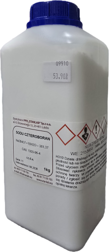 Czteroboran sodu boraks cz.d.a. czysty do analizy 1 kg - Stanlab
