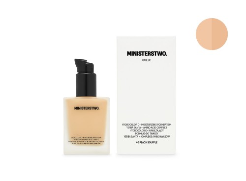 Nawilżający podkład do twarzy No 40 Peach Souffle 30 ml - Ministerstwo.