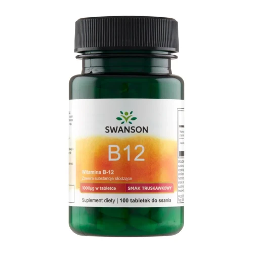Witamina B12 1000 µg 100 tabletek do ssania - Swanson