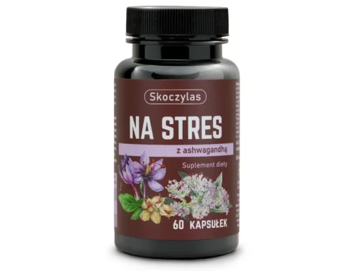 Na Stres ashwagandha szafran kozłek lekarski 60 kapsułek - Skoczylas