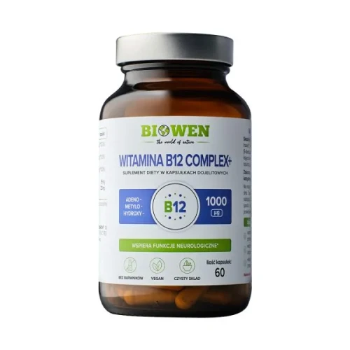 Witamina B12 Complex + 60 kapsułek - Biowen