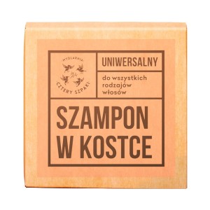 PRZECENA! (krótki termin) Uniwersalny szampon do włosów w kostce 75 g - Cztery Szpaki