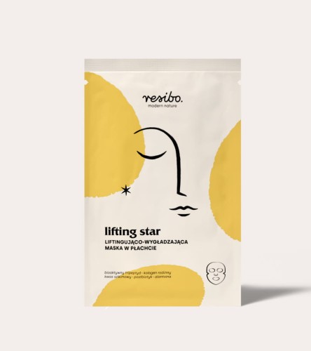 Lifting Star Liftingująco-wygładzająca maska w płachcie 1 szt - Resibo