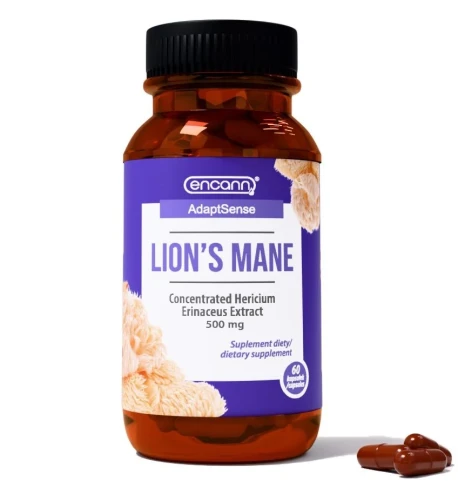 Lion's Mane soplówka jeżowata 500 mg 60 kapsułek - Encann