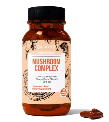 Mushroom Complex 500 mg 60 kapsułek - Encann