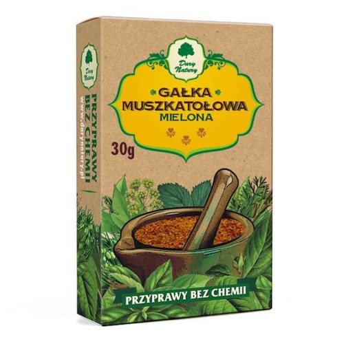 Gałka muszkatołowa mielona 30 g - Dary Natury