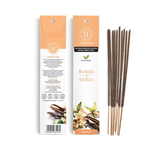 Kadzidła indyjskie Wanilia 10 sztuk 16 g - Your Candle