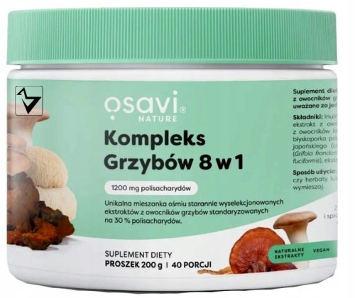 Kompleks Grzybów 8 w 1 proszek 200 g - Osavi