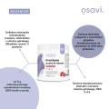 Kreatyna, grzyby & różeniec, smak wiśnia z truskawką proszek 300 g - Osavi