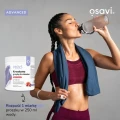 Kreatyna, grzyby & różeniec, smak wiśnia z truskawką proszek 300 g - Osavi