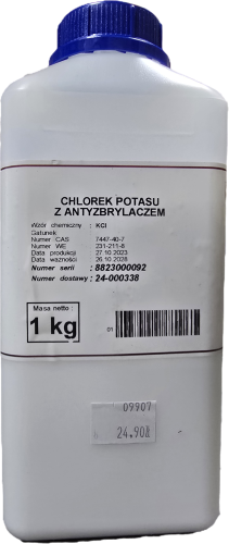 Chlorek potasu z antyzbrylaczem 1 kg - Stanlab