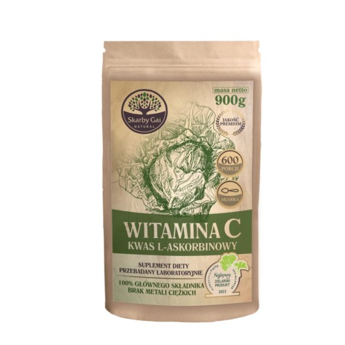 Witamina C z kapusty 100% proszek 900 g - Skarby Gai