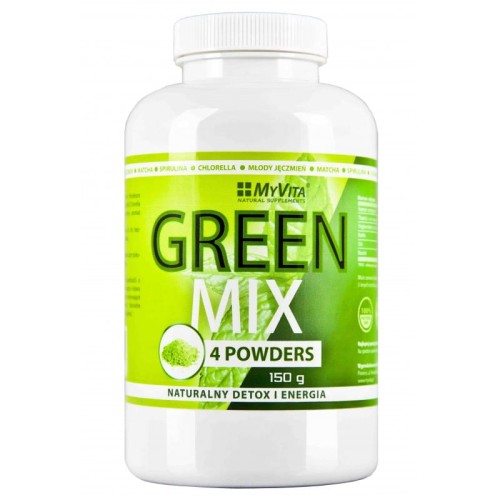 Green MIX (4 powders) Naturalny detoks i energia 150 g - MyVita