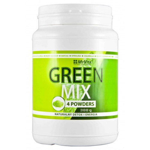 Green MIX (4 powders) Naturalny detoks i energia 300 g - MyVita