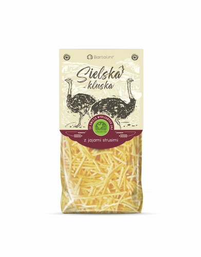 Makaron z jaj strusich krajanka BIO 250 g - Bartolini