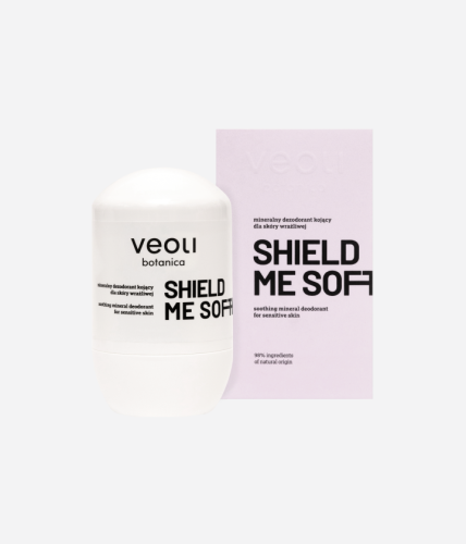 Mineralny dezodorant kojący dla skóry wrażliwej Shield Me Softly 50 ml - Veoli Botanica