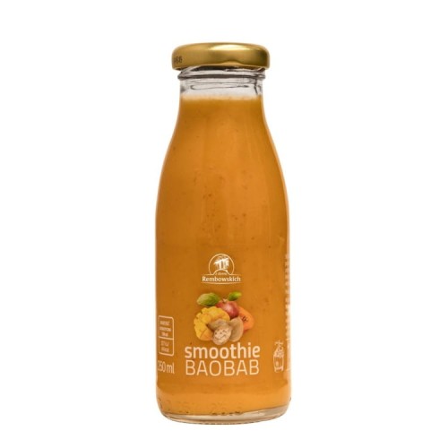 Smoothie jabłko, mango, dynia, banan baobab 250 ml - Z domu Rembowskich