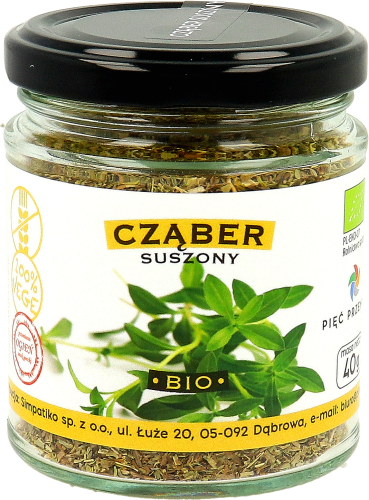 Cząber suszony bezglutenowy BIO 40 g - Pięć Przemian
