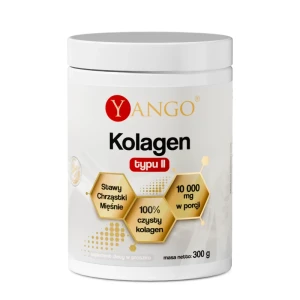 Kolagen wołowy typu II proszek 300 g - Yango
