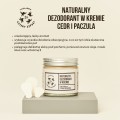 Dezodorant w kremie Cedr i Paczula z dodatkiem sody 60 ml - Cztery Szpaki