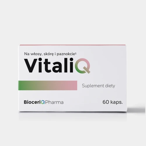 VitaliQ. Włosy skóra paznokcie - 60 kapsułek - Bioceriq Pharma
