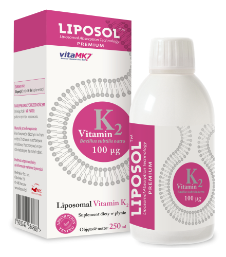 Liposomalna witamina K2 (Vita MK7) 100 uq 250 ml - Aliness