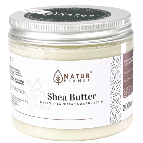 Masło Shea nierafinowane 200 ml - Natur Planet