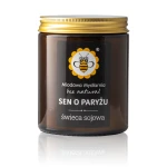 Sen o Paryżu świeca z wosku sojowego 180 ml - Miodowa Mydlarnia