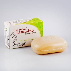 Mydełko naturalne z nanosrebrem w kostce 100 g - VinSvin