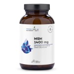 MSM 1400 mg siarka organiczna 120 kapsułek - Aura Herbals