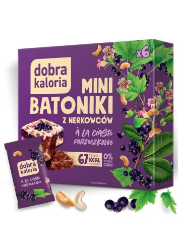 Mini batoniki a'la ciasto porzeczkowe - 6 sztuk - Dobra Kaloria