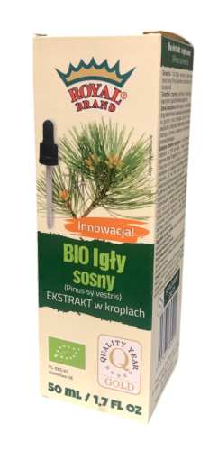 Igły Sosny ekstrakt w kroplach BIO 50 ml - Royal Brand