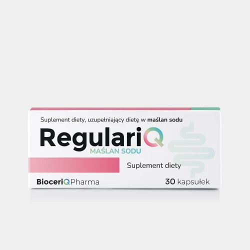 RegulariQ Maślan sodu 30 kapsułek - Bioceriq Pharma