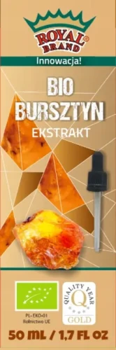 Bursztyn ekstrakt w kroplach BIO 50 ml - Royal Brand