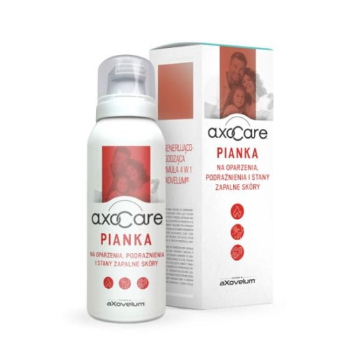 Axocare Pianka na oparzenia, podrażnienia i stany zapalne skóry 85 ml - Nano-Tech