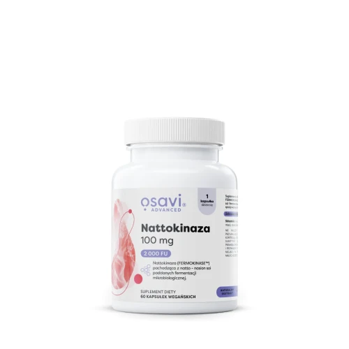 Nattokinaza 100 mg  60 kapsułek - Osavi
