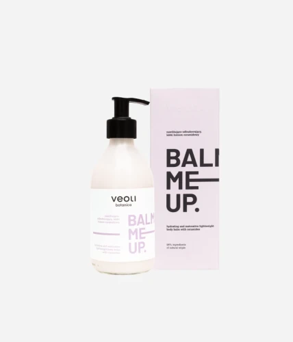 Nawilżająco-odbudowujący lekki balsam ceramidowy Balm Me Up 290 ml - Veoli Botanica