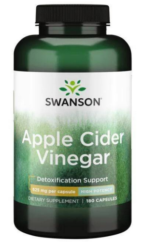 Apple Cider Vinegar (ocet jabłkowy) 625 mg - 180 kapsułek - Swanson