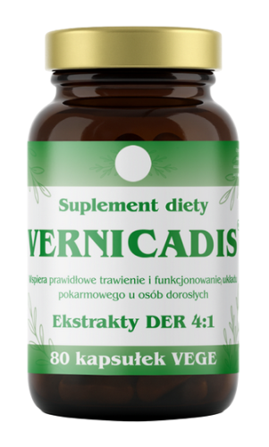 Vernicadis ekstrakty DER 4:1 - 80 kapsułek - NaturaGo