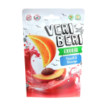 Żelki paski brzoskwinia pomarańcza bez dodatku cukru bezglutenowe 50 g - Veri Beri